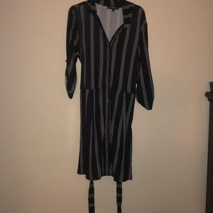 Black and white dress